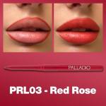 Palladio Waterproof Red Rose Lip Liner - Retractable
