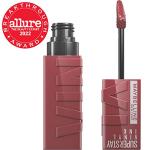 Maybelline Super Stay Vinyl Ink Longwear No-Budge Liquid Lipcolor Makeup, Highly Pigmented Color and Instant Shine, Witty, Mauve Nude Lipstick, 0.14 fl oz, 1 Count