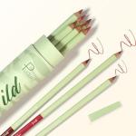 Pudaier 6-Color Lip Liner Pencil - Matte Velvet Lip Liner Set With Storage Bucket, Defining & Filling Lips, Waterproof & Long-Lasting Nude Lip Liner Pencils | Set 02