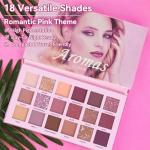 UCANBE Professional 18 Colors Aromas Nude Eyeshadow Palette Long Lasting Multi Reflective Shimmer Matte Glitter Pressed Pearls Eye Shadow Makeup Pallet Kit