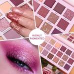 UCANBE Professional 18 Colors Aromas Nude Eyeshadow Palette Long Lasting Multi Reflective Shimmer Matte Glitter Pressed Pearls Eye Shadow Makeup Pallet Kit