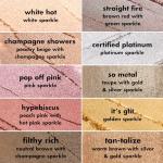 e.l.f. Fine As Fleck Glitter Eyeshadow, Long-Lasting Sheer Eye Makeup With A Shimmer Finish, Smooth Formula, Vegan & Cruelty-Free, Champagne Showers