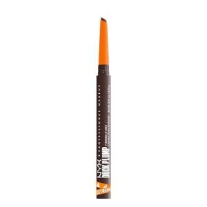 NYX PROFESSIONAL MAKEUP Duck Plump Plumping Lip Liner, Matte Pencil With Up To 10HR Wear, Double Dose (Dark Brown Lip Liner)