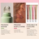 4 PCS Summer Lip Balm Tinted Lip Butter Balm - Conditioning Lip Mask,Ultra-Hydrating,Instant Moisture, Shine,Hydration - Sheer-Tinted,Soothing Lip Care - 0.5 Fl Oz (Pack of 4)