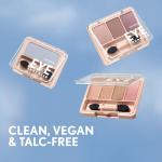 Covergirl Eye Enhancer, Sweet Plum, Eyeshadow Trio, Easy to Wear, Clean & Vegan, Talc-Free, Matte & Shimmer Finishes, Smudge-Proof, 0.14oz