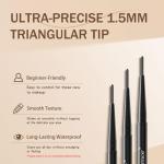 MooGlamor New 12 Pcs Black Eyeliner Pencil Gel Eyeliner Pen with Retractable and Waterproof Eye Liner for Bold and Defined Eye Liner（Black）