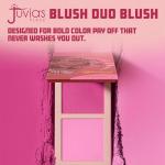 Juvia's Place Blushed Duo Blush Volume4 - Two Tone Pigmented Buildable Pressed Mineral Powder - Rosy Natural Cheeks Matte Fresh Finish for All Skin Color