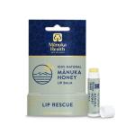 Manuka Health Lip Rescue - 0.16 oz Lip Balm for Dry Cracked Lips - 100% Natural Lip Balm with MGO 250+ Manuka Honey and Beeswax Provides Potent Lip Care