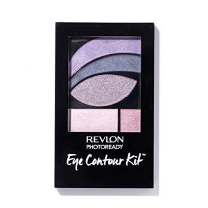 REVLON PhotoReady Eye Contour Kit, Eyeshadow Palette with 5 Wet/Dry Shades & Double-Ended Brush Applicator, Watercolors (520), 0.1oz