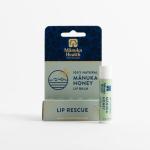 Manuka Health Lip Rescue - 0.16 oz Lip Balm for Dry Cracked Lips - 100% Natural Lip Balm with MGO 250+ Manuka Honey and Beeswax Provides Potent Lip Care