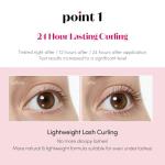 ETUDE Curl Fix Mascara Black 1+1 Set, Lash Mascara, Strong Curl Up, Long-Lasting, Waterproof, Light-Weight, Korean Makeup, Beauty, Vegan Certified (0.27 * 2 Fl Oz)