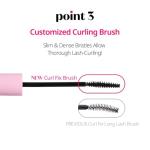 ETUDE Curl Fix Mascara Black 1+1 Set, Lash Mascara, Strong Curl Up, Long-Lasting, Waterproof, Light-Weight, Korean Makeup, Beauty, Vegan Certified (0.27 * 2 Fl Oz)