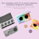 Honeybee Gardens Pressed Powder Eye Shadow Single REFILL, Canterbury, Matte Light Dusty Plum, Long-Wearing, Creaseproof Mineral Color With Botanicals, NO CASE OR APPLICATOR