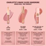 Charlotte Tilbury Lip Lustre Hydrating Lip Gloss - High Shine Non-Sticky Formula with Lotus Extract - Long Lasting Moisturizing Makeup, Velvet Soft Finish - Pillow Talk Nude Pink Shimmer