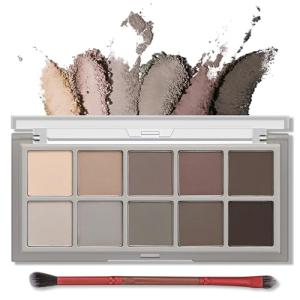 10-Color Matte Eyeshadow Palette for Natural Looks