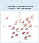 Heart Percent Dote On Mood Lip Liner Pencil, Long-Lasting Creamy Lip Crayon Smooth Lipliner Retractable Lipstick Overlip Line Color 0.8g, #06. Rose Beige