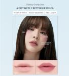 Heart Percent Dote On Mood Lip Liner Pencil, Long-Lasting Creamy Lip Crayon Smooth Lipliner Retractable Lipstick Overlip Line Color 0.8g, #06. Rose Beige