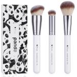 DUcare Makeup Brushes 3Pcs Foundation Contour Bronzer Brush,Concealer Brush,Blusher Powder Brush, Face Kabuki Travel Buffing Stippling Liquid Blending Makeup brush set White