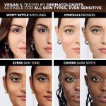 L'Oreal Paris True Match Super-Blendable Foundation, Medium Coverage Liquid Foundation Makeup, C2.5, Light Medium, 1 Fl Oz