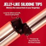 Revlon Dual Ended Jelly Makeup Blender Tool, Silicone Makeup Applicator for Blush, Bronzer, Concealer, Contour, Eyes, and Lips, 1 count