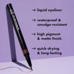 e.l.f. H2O Proof Eyeliner Pen, Felt Tip, Waterproof, Long-Lasting, High-Pigmented Liner For Bold Looks, Vegan & Cruelty-Free, Jet Black. 0.02 Fl Oz