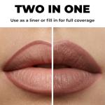 Lamel Matte Gel Lip Liner Pencil | Weightless & CreamyTexture - Sharpenable - Longwear & Waterproof - High Pigmented & Flawless Finish - Cruelty-free & Paraben-Free,- 410, 1,7g/0.05oz