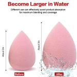 Makeup Sponges set for Dry & Wet Use - Foundation Blending Sponge for Concealer Blush Powder, Multi-color Blender Sponges (KNY6779)