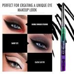 BEPHOLAN Black Eyeliner Pencils,Waterproof Gel Eyeliner Pencil Waterline Eye Liner Pen for Women Waterproof Smudge Proof Long-lasting (BLACK)