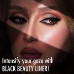 BEPHOLAN Black Eyeliner Pencils,Waterproof Gel Eyeliner Pencil Waterline Eye Liner Pen for Women Waterproof Smudge Proof Long-lasting (BLACK)