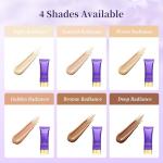 Tattoo Cover Up Makeup, Body Coverage Perfector Waterproof for Leg & Body Makeup, Bruise Scar Make up Tattoo Concealer Skin Full Coverage with Long Lasting 3.5oz, Bronze Radiance