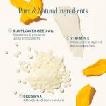 Natural USDA Organic Lip Balm Set for Dry Lips