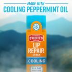 O'Keeffe's Cooling Lip Repair Balm Twin Pack