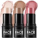 FOCALLURE 3 Pcs Cream Contour Stick Set