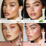 AZHAIBUQI Glossy Butter Lip Balm Set, Instant Moisture and Hydration, Long-lasting Hydrating Non-Sticky Lip Gloss, Care and Soften Dry Lips , 4 Pcs