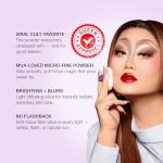 Kimchi Chic Beauty That WhitePowder Set and Bake Mattifying Setting Powder for Makeup, Extra Fluffy Loose Face Powder Poof, Soft Natural Face Makeup Helps Minimize the Appearance of Fine Lines, White