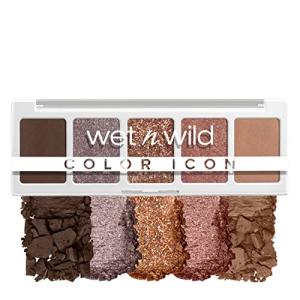 wet n wild Color Icon Eyeshadow Makeup 5 Pan Palette, Matte, Shimmer, Metallic, Long Wearing, Rich Buttery Pigment, Cruelty Free - Camo-flaunt