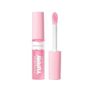 COVERGIRL Clean Fresh Yummy Lip Gloss, Sheer, Natural Scents, Vegan Formula - 150 Sugar Poppy, 0.33 fl oz