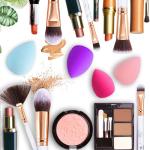 15PC Marble Makeup Brush Set with Sponge