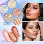 Brightening Highlighter Makeup Palette for Flawless Glow
