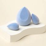 JUNO & Co. Microfiber Sponge, Latex-Free, Dual Layer Technology, Flawless Makeup Blender for Foundations, Powders and Creams (Velvet Love Bundle)