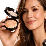 Baked Bronzer Powder for Face – Natural Bronze, Cruelty Free Makeup for Shape, Contour & Highlight with a Soft Matte Radiant Finish (Natural Bronze)