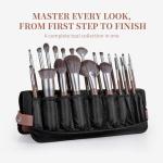 DUcare Makeup Brushes Professional with Bag 22Pcs Makeup Brush Set Premium Synthetic Kabuki Foundation Blending Brush Face Powder Blush Concealers Eye Shadows with Case