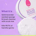 Beautyblender® Lavender Solid Cleanser & Scrub Mat