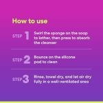 Beautyblender® Lavender Solid Cleanser & Scrub Mat