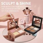 Radiant Highlighter Palette with Mirror - Vegan Formula