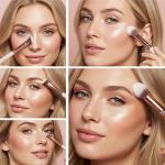 Radiant Highlighter Palette with Mirror - Vegan Formula