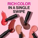 wet n wild Mega Last Matte Lip Color, Semi Matte Hyaluronic Acid Infused, Long Lasting Full Coverage for a Nourishing Pout, Cruelty-Free & Vegan - Think Pink