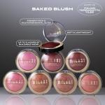 Milani Baked Blush, Updated Powder Blush for Cheeks, Cruelty Free Makeup - Shape, Contour & Highlight Face for a Shimmery or Matte Finish - Pink Panna Cotta