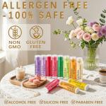 RBUGR 20 Pack Lip Balm Bulk- 12 Flavored Lip Balm Set Natural Moisturizing Hydrating for Dry Cracked Lips, Valentines Gifts for Women & Party Favors Mini Balm Pack (4.2g/0.15oz)