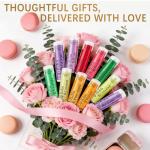 RBUGR 20 Pack Lip Balm Bulk- 12 Flavored Lip Balm Set Natural Moisturizing Hydrating for Dry Cracked Lips, Valentines Gifts for Women & Party Favors Mini Balm Pack (4.2g/0.15oz)